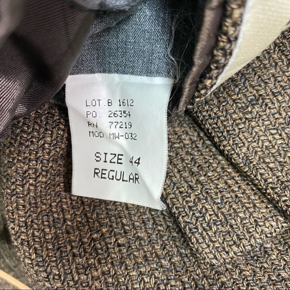 Pronto-Uomo Men's 44 R Firenze 3 Button Sport Coat Blazer Suit Jacket Wool Italy - Picture 5 of 14